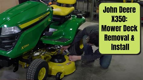 Part Number: M169485: Qty: 1: Available to buy on JohnDeereStore. . John deere x350 mower deck installation